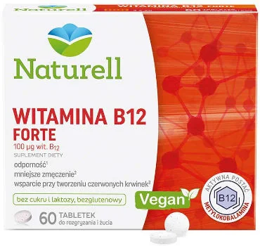 Naturell Witamina B12 Forte suplement diety Naturell Witamina B12 Forte suplement diety