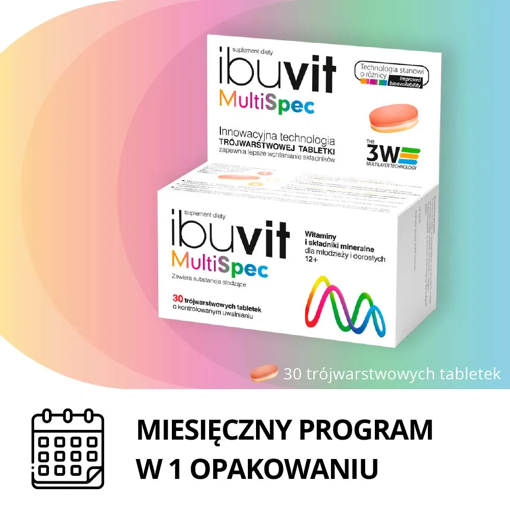 Ibuvit MultiSpec, suplement diety, 30 tabletek 