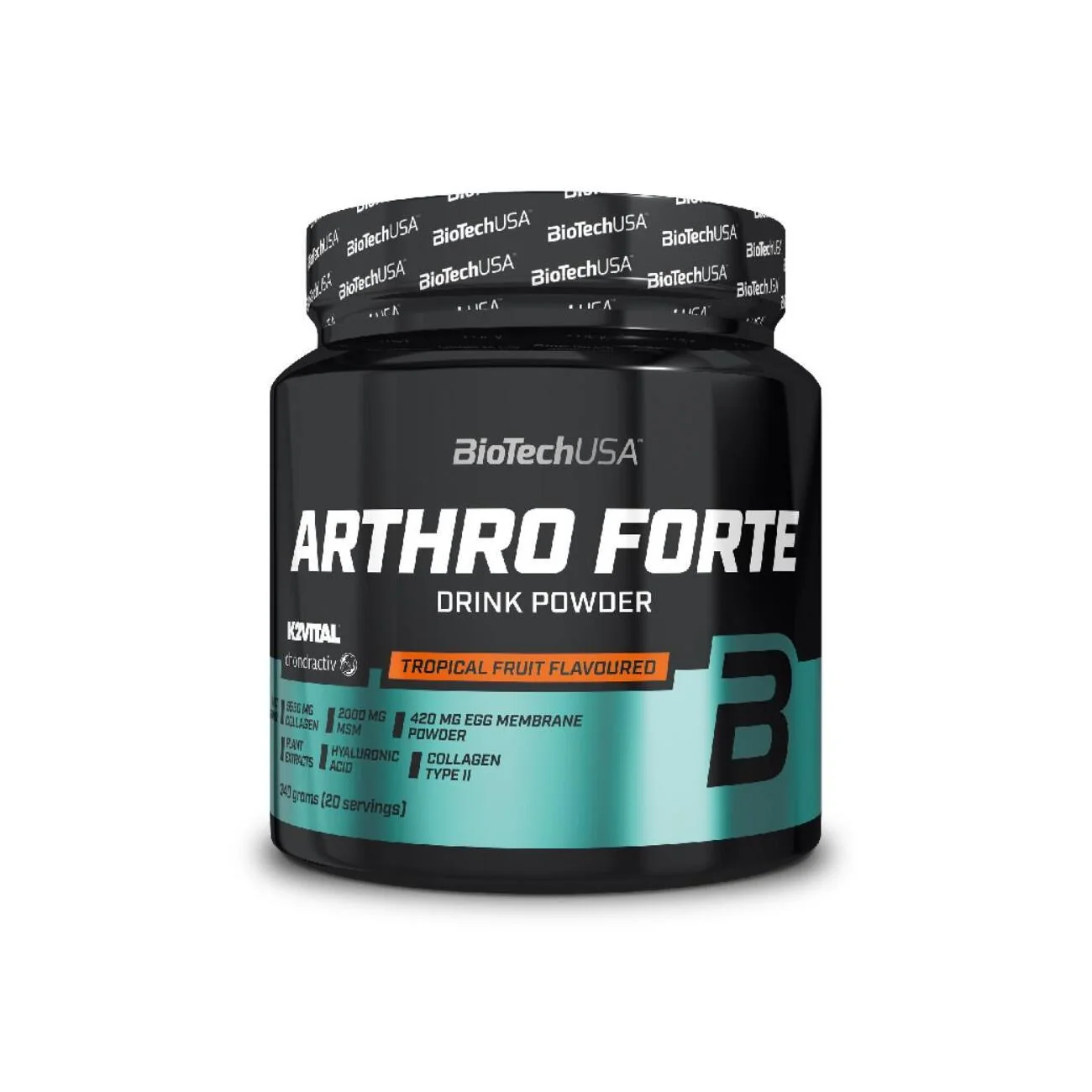 BioTechUSA Arthto Forte o smaku owoców tropikalnych, proszek, 340 g