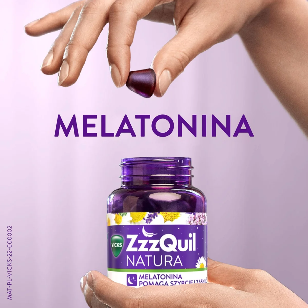 ZzzQuil Natura suplement diety, 60 żelków