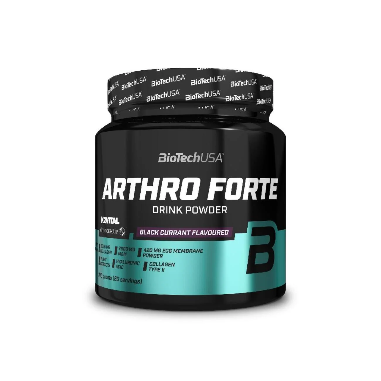 BioTechUSA Arthto Forte o smaku czarnej porzeczki, proszek, 340 g