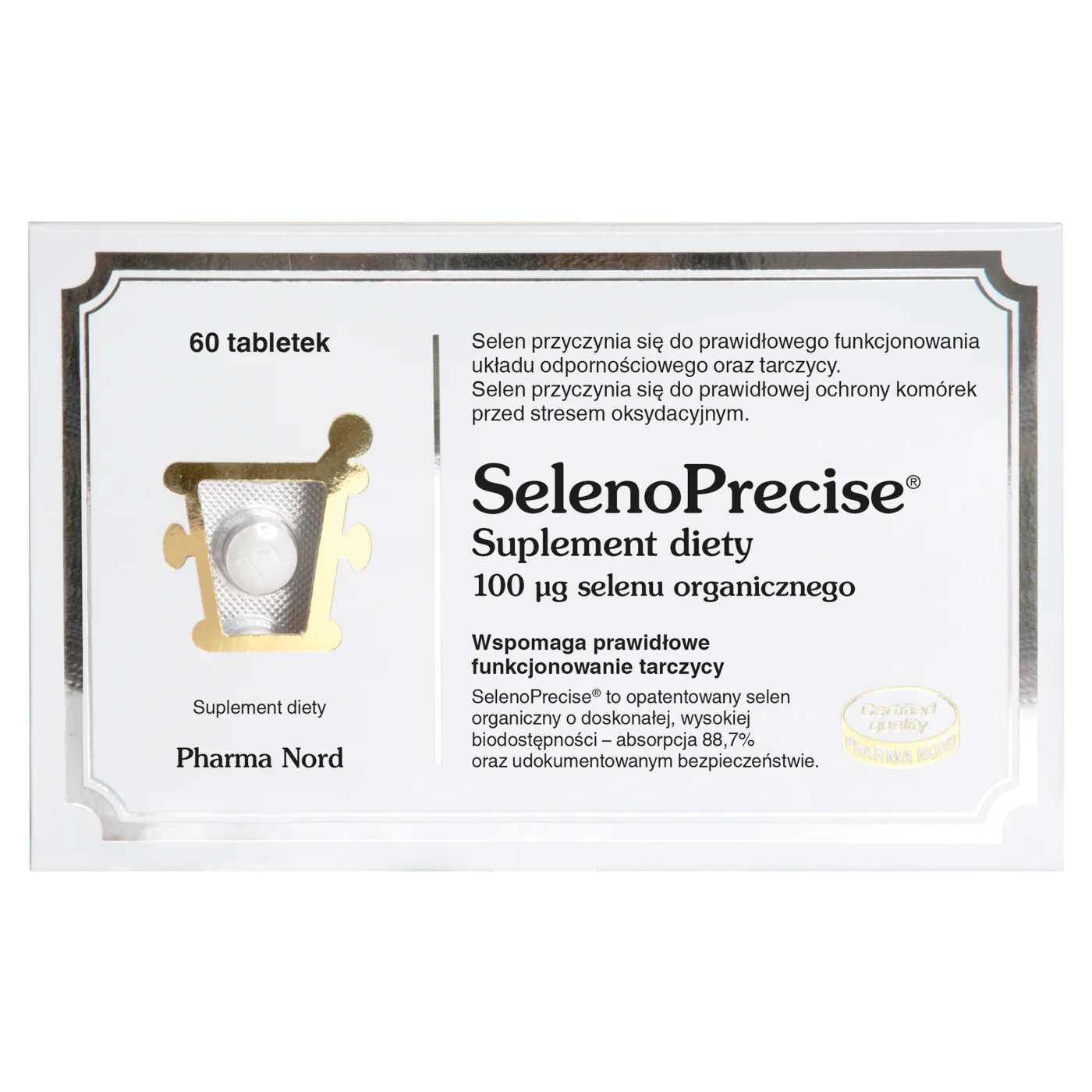 SelenoPrecise suplement diety, 60 tabletek
