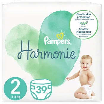 Pampers Harmonie Mini pieluszki jednorazowe rozmiar 2, 4-8 kg, 39 szt.