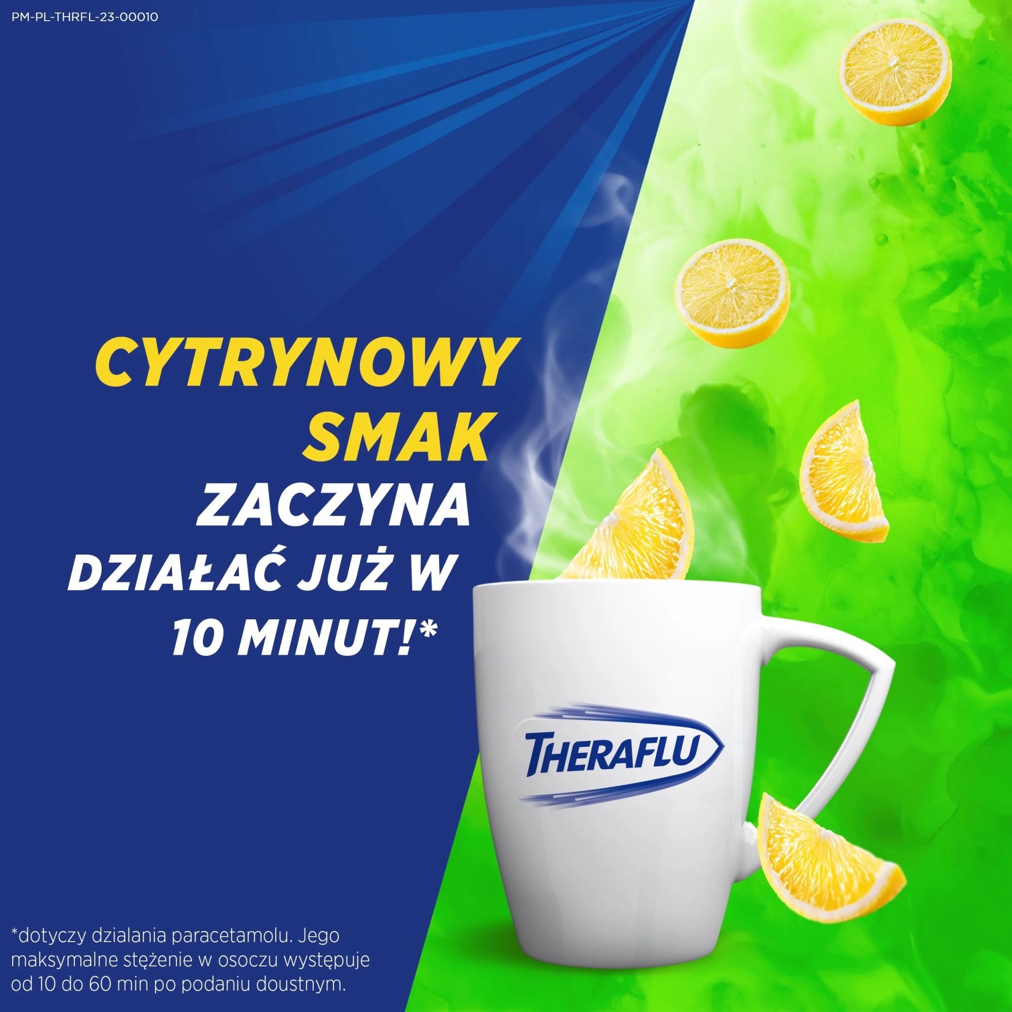 Theraflu Zatoki 650 mg + 10 mg, 14 saszetek