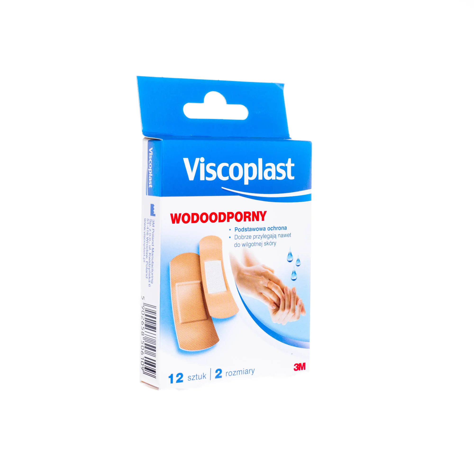 Viscoplast wodoodporny plus, 12 sztuk, 2 rozmiary 