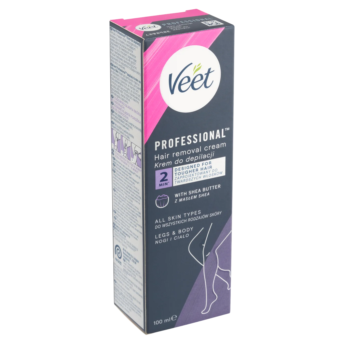 Veet Professional krem do depilacji z masłem shea, 100 ml