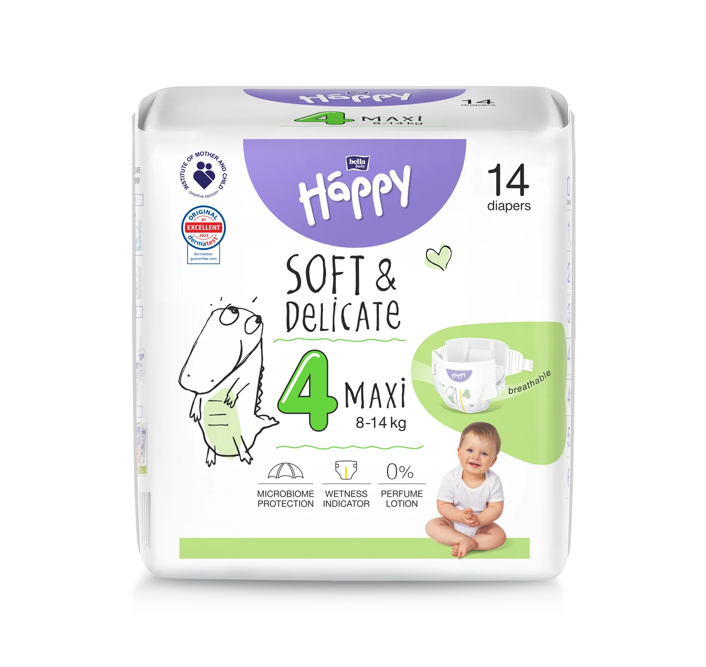 Bella Baby Happy Maxi pieluszki 8-14 kg, 14 szt.