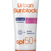 Novaclear Urban Sunblock, krem ochronny do twarzy SPF 50+, skóra wrażliwa, 40 ml