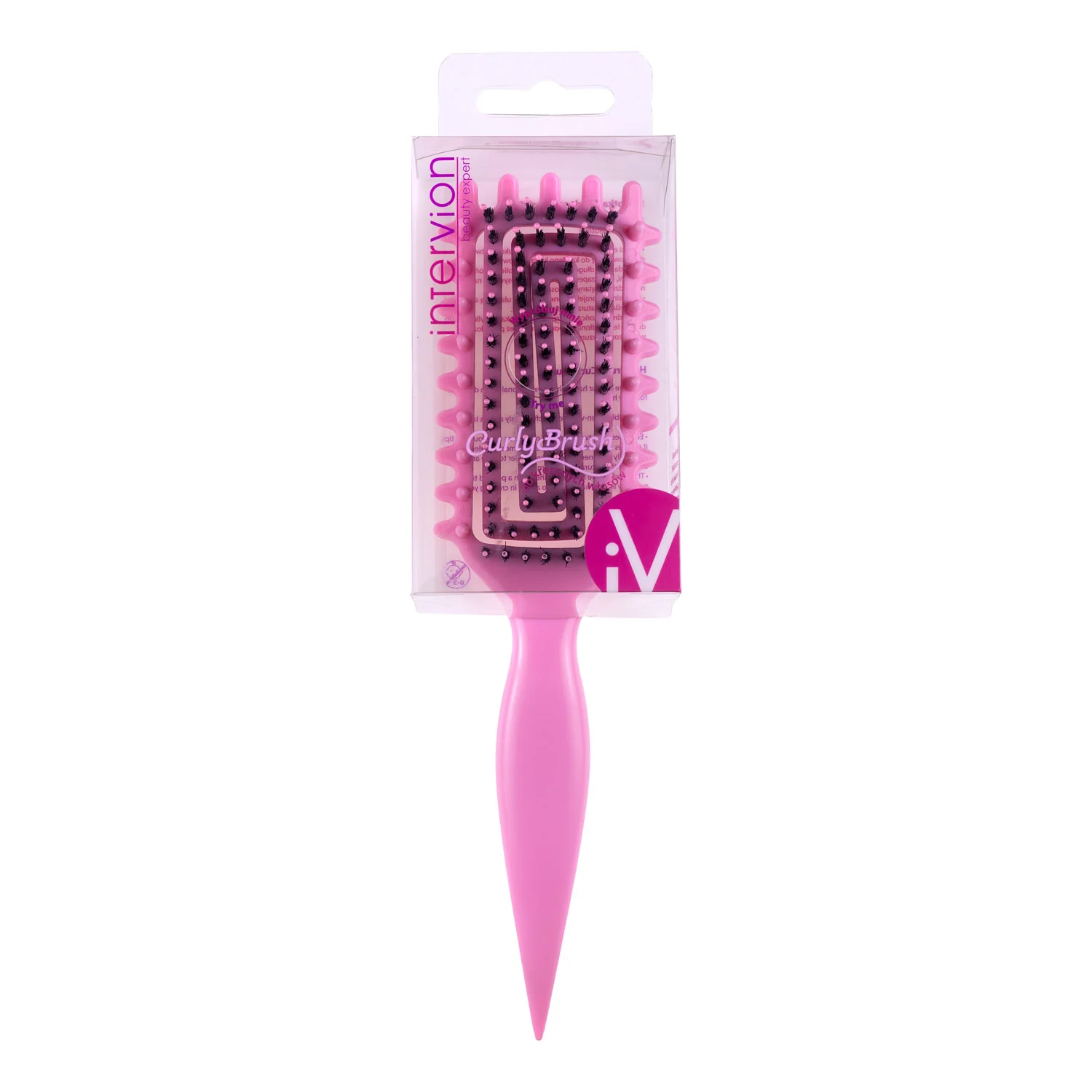 Intervion Curly Brush szczotka do kręconych włosów, 1 sztuka
