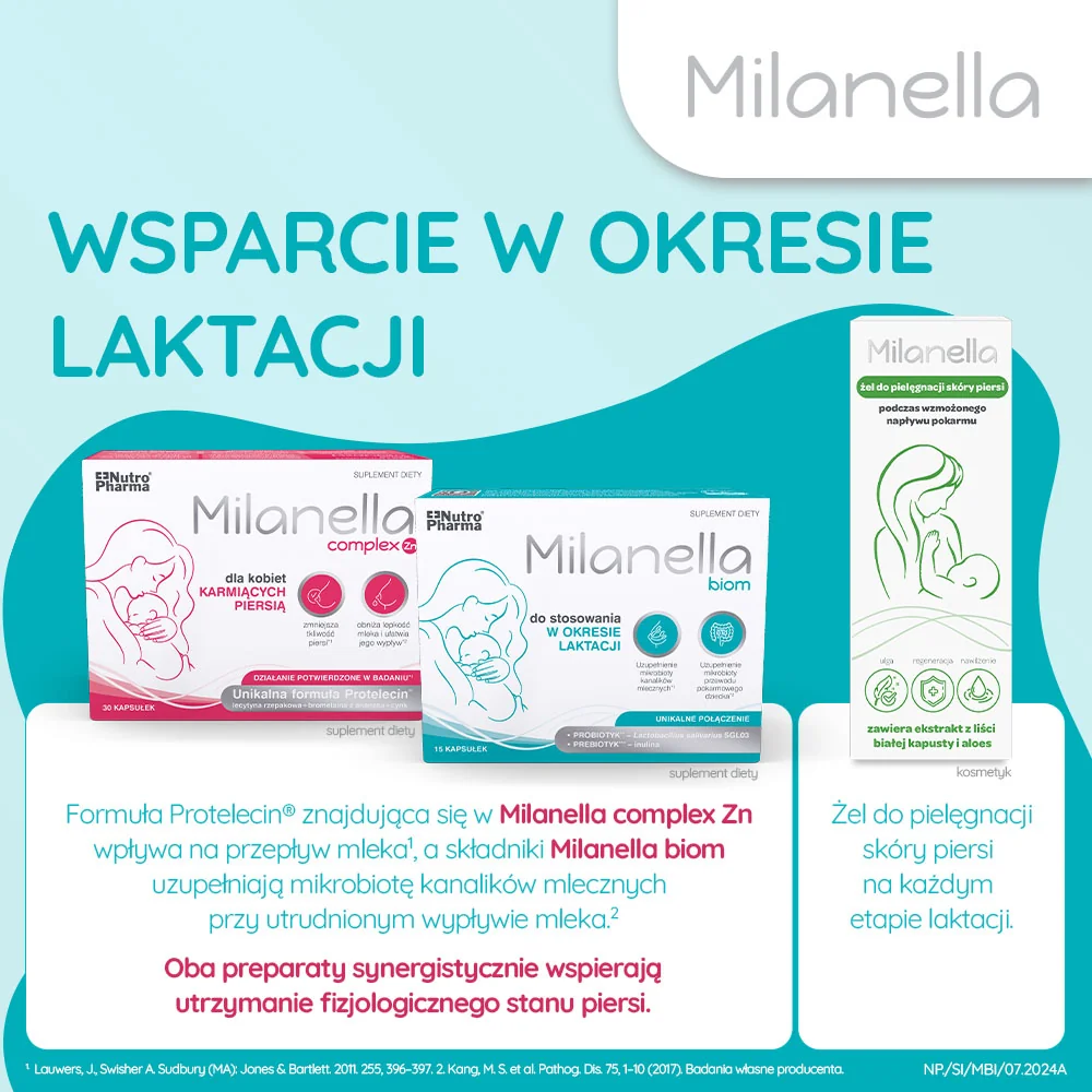 Milanella Biom suplement diety, 15 kapsułek
