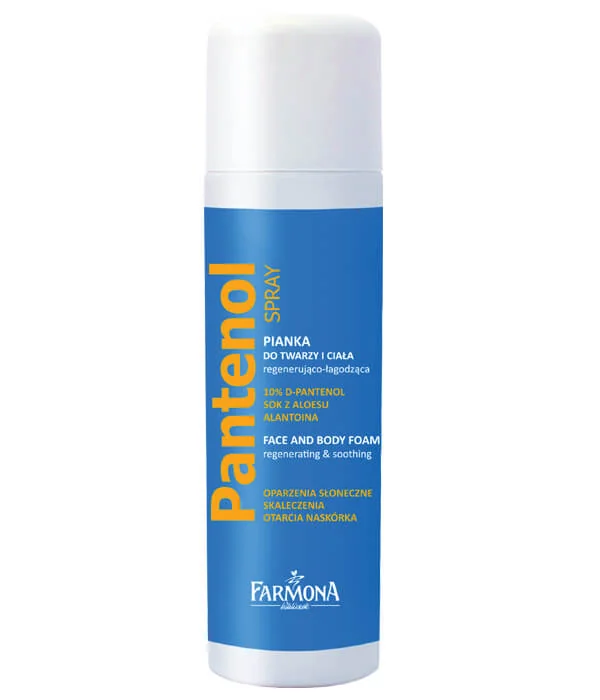 Farmona Pantenol Spray pianka regenerująco do twarzy i ciała, 150 ml