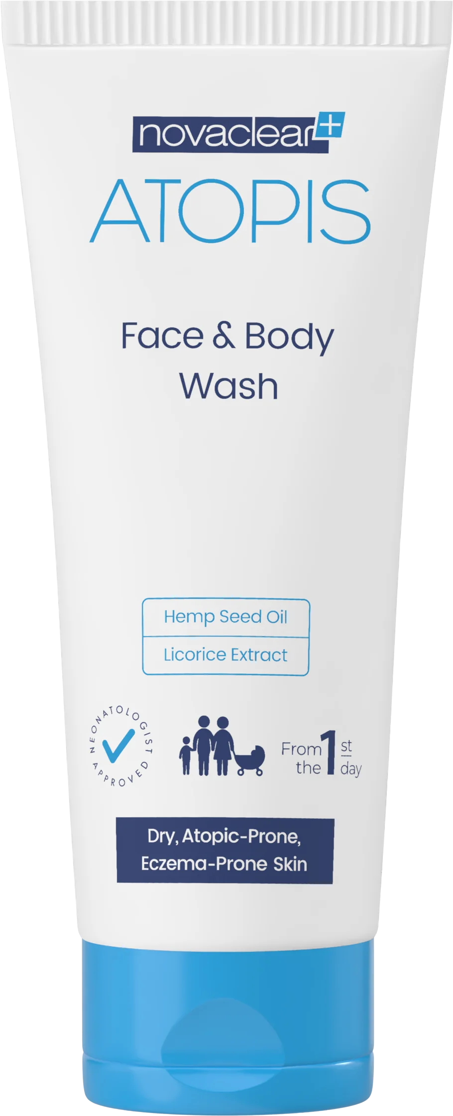 Equalan Novaclear Atopis Face Body Wash płyn do mycia twarzy, 200 ml