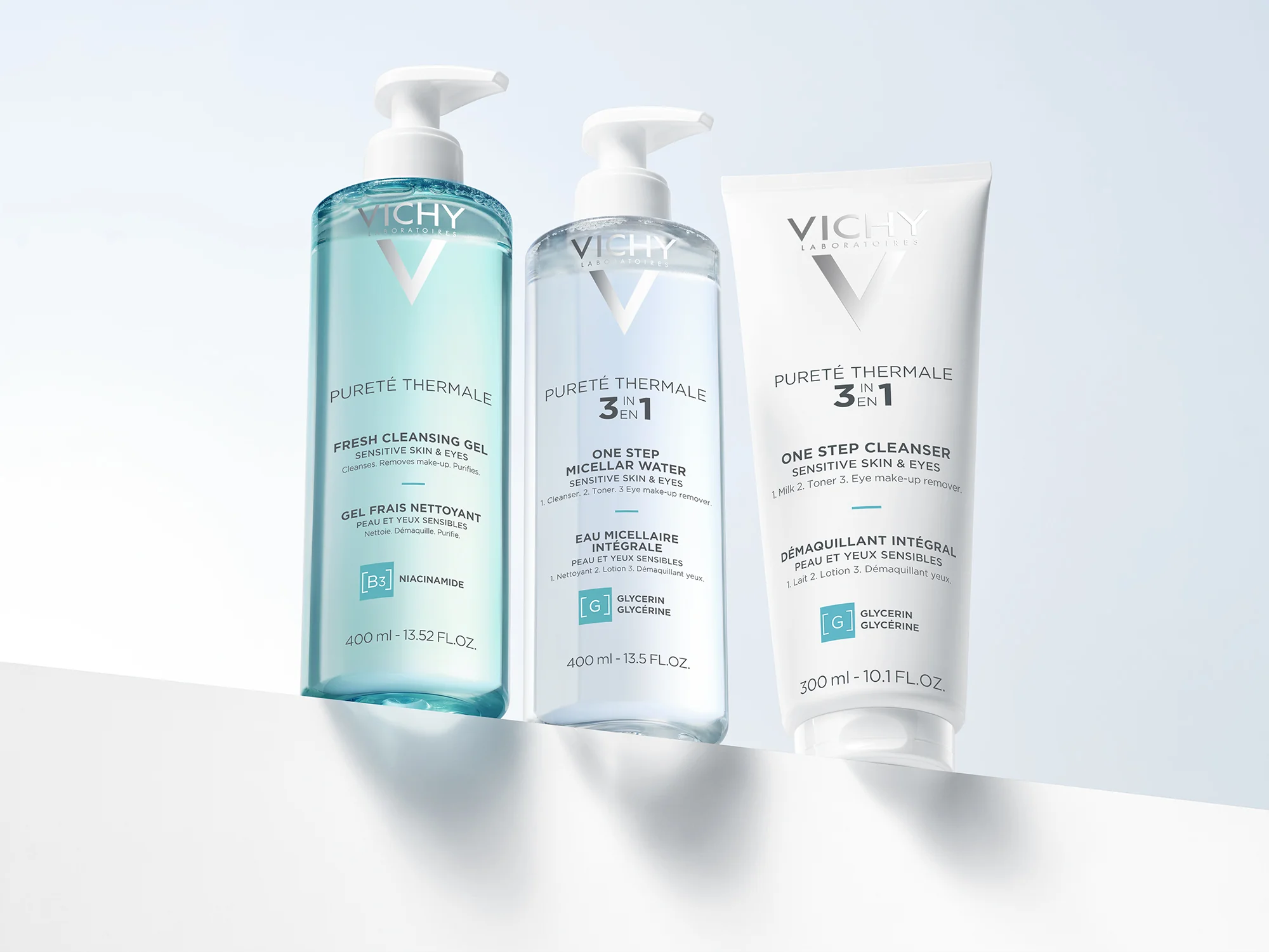Vichy Purete Thermale płyn micelarny do skóry wrażliwej, 400 ml