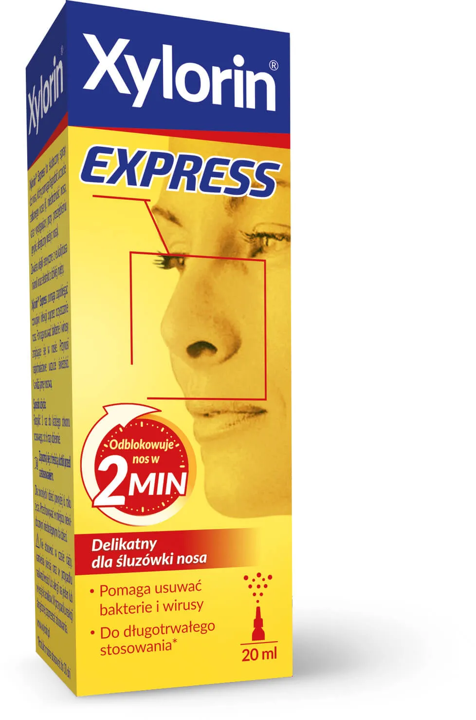 Xylorin Express, spray do nosa, 20ml