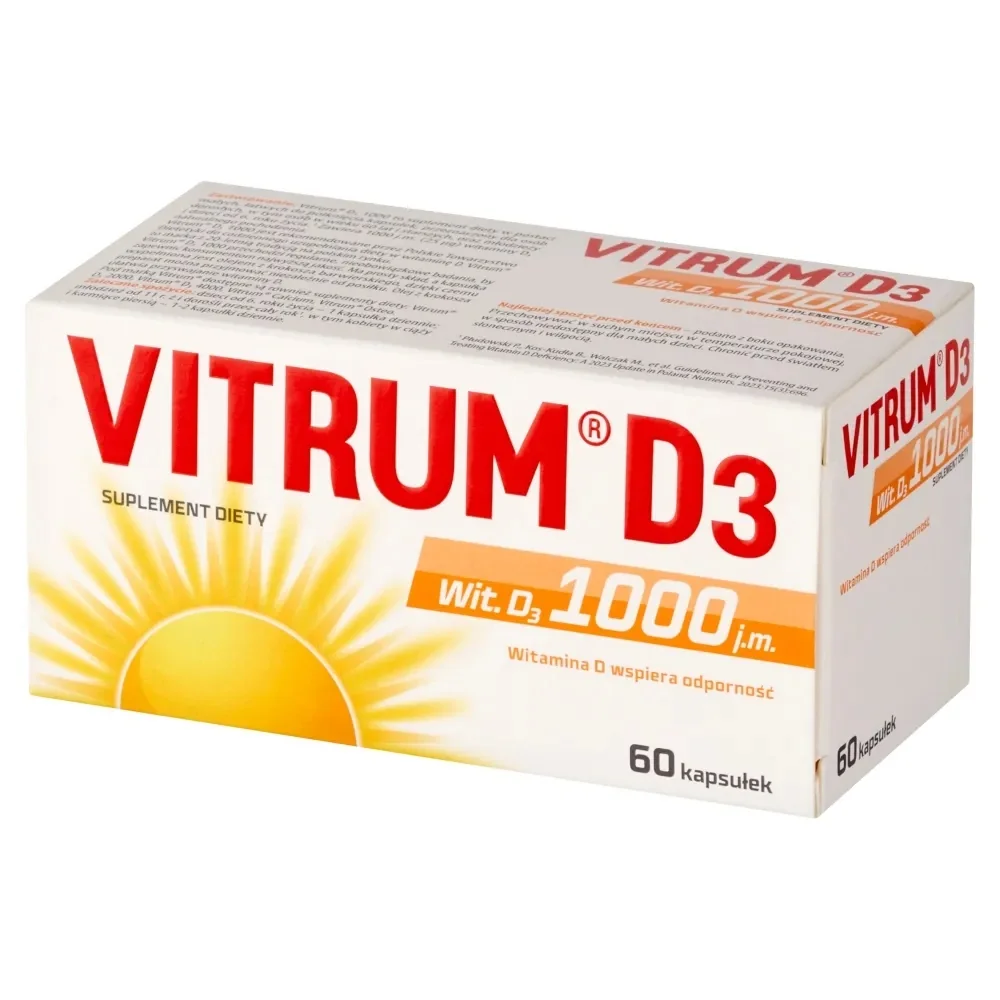 Vitrum® D3 1000 j.m. 60 kapsułek