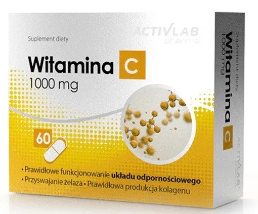 Activlab Pharma Witamina C 1000 mg, suplement diety, 60 kapsułek