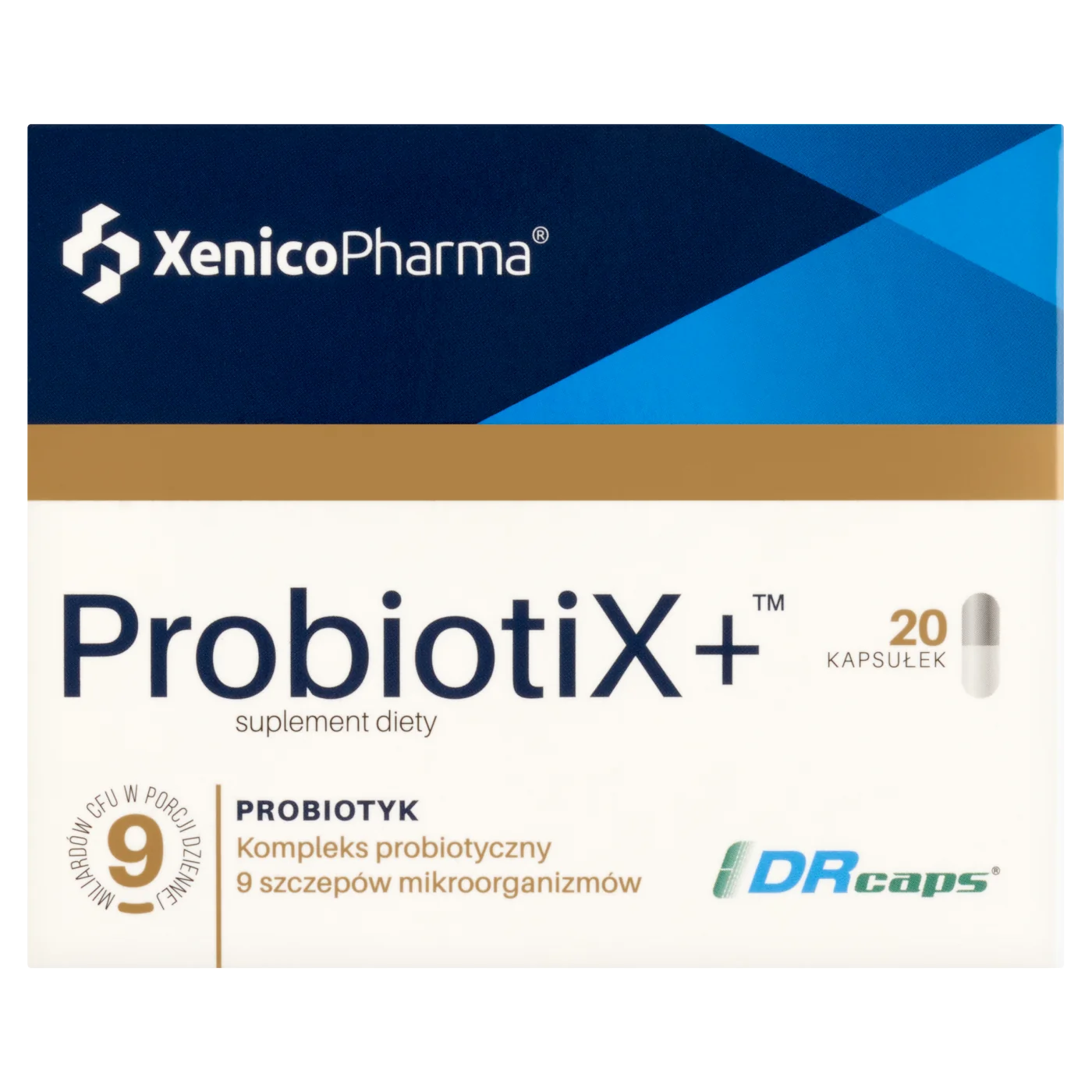 ProbiotiX+ suplement diety, 20 kapsułek