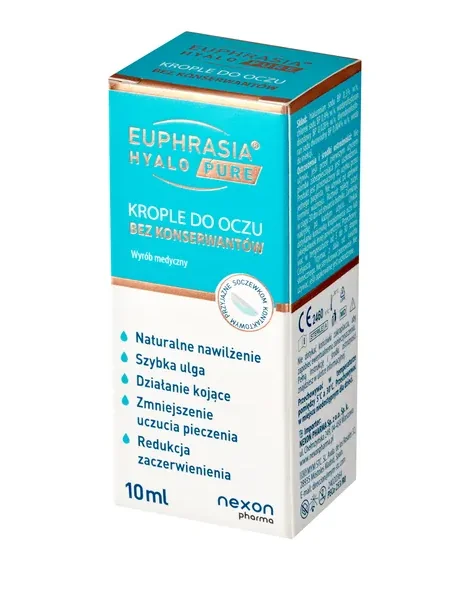 Nexon Euphrasia Hyalo Pure krople do oczu, 10 ml