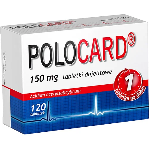 Polocard 150 mg 120 tabletek dojelitowych