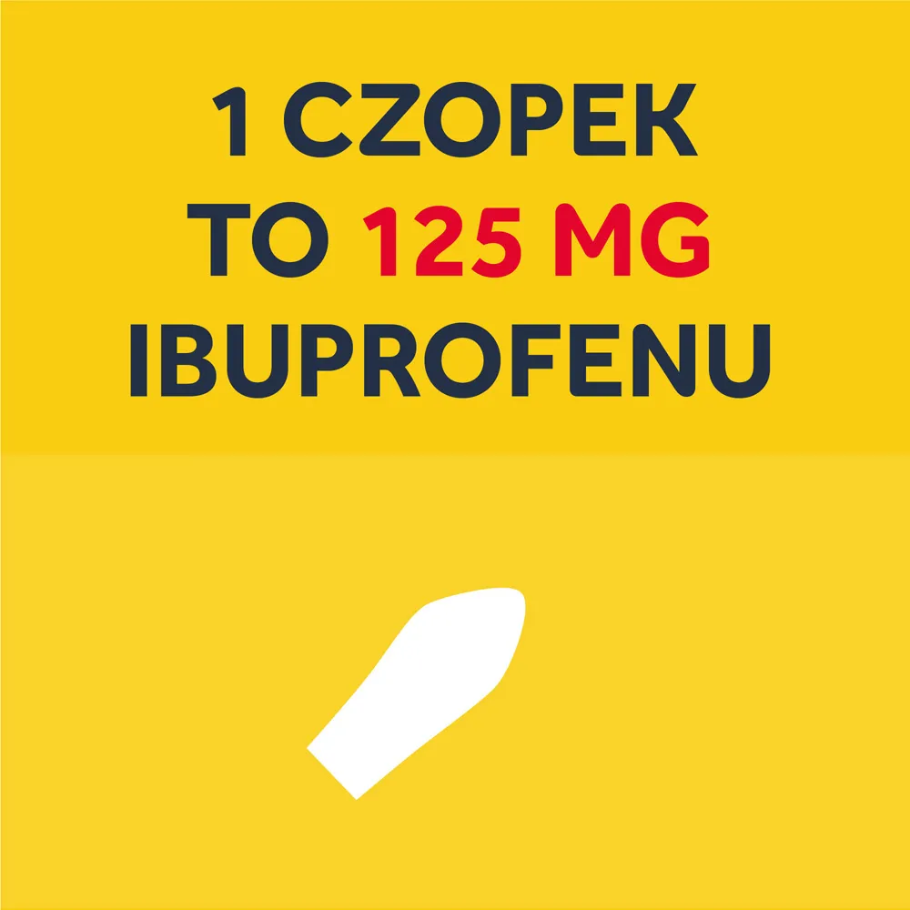 Nurofen dla dzieci, 125 mg, 10 czopków 