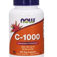 Now Foods C-1000 z Bioflawonoidami, suplement diety, 100 kapsułek