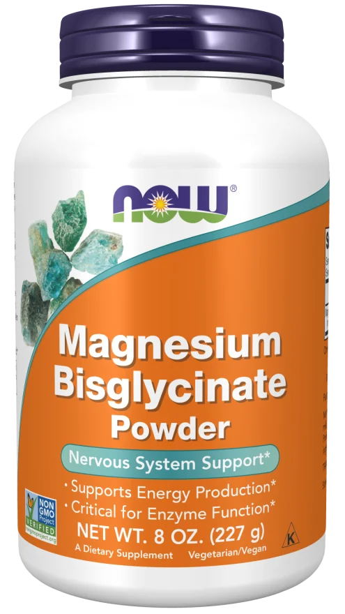 Now Foods Diglicynian Magnezu proszek, 227 g
