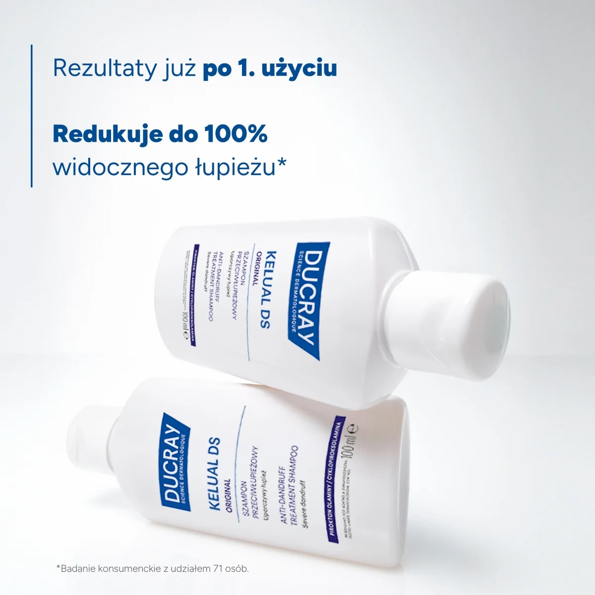 Ducray Kelual DS Orginal szampon do postępowania w ciężkich stanach łupieżowych, 100 ml