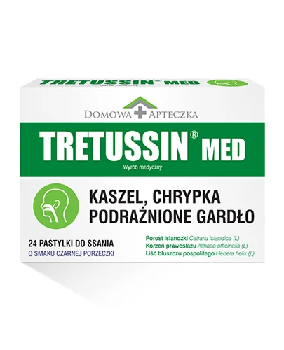 Domowa Apteczka Tretussin Med 24 pastylek do ssania