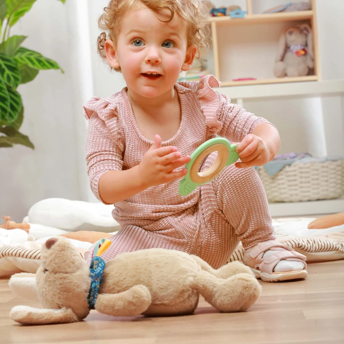 Babyono Dog Willy zabawka dla dzieci, 1 szt.