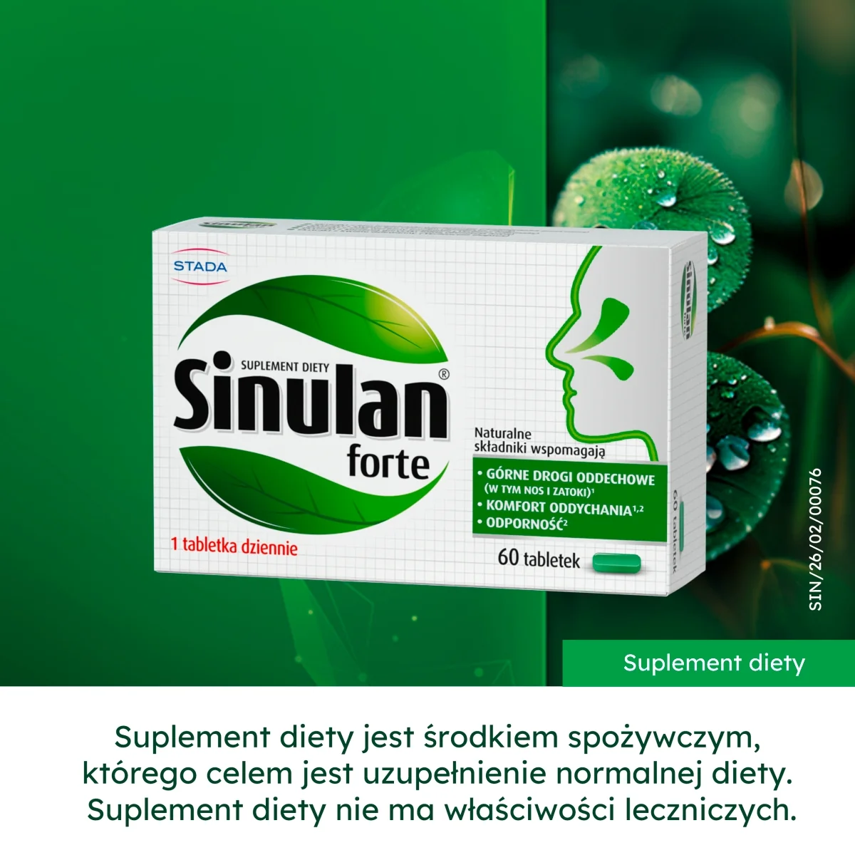 Sinulan Forte 60 tabletek