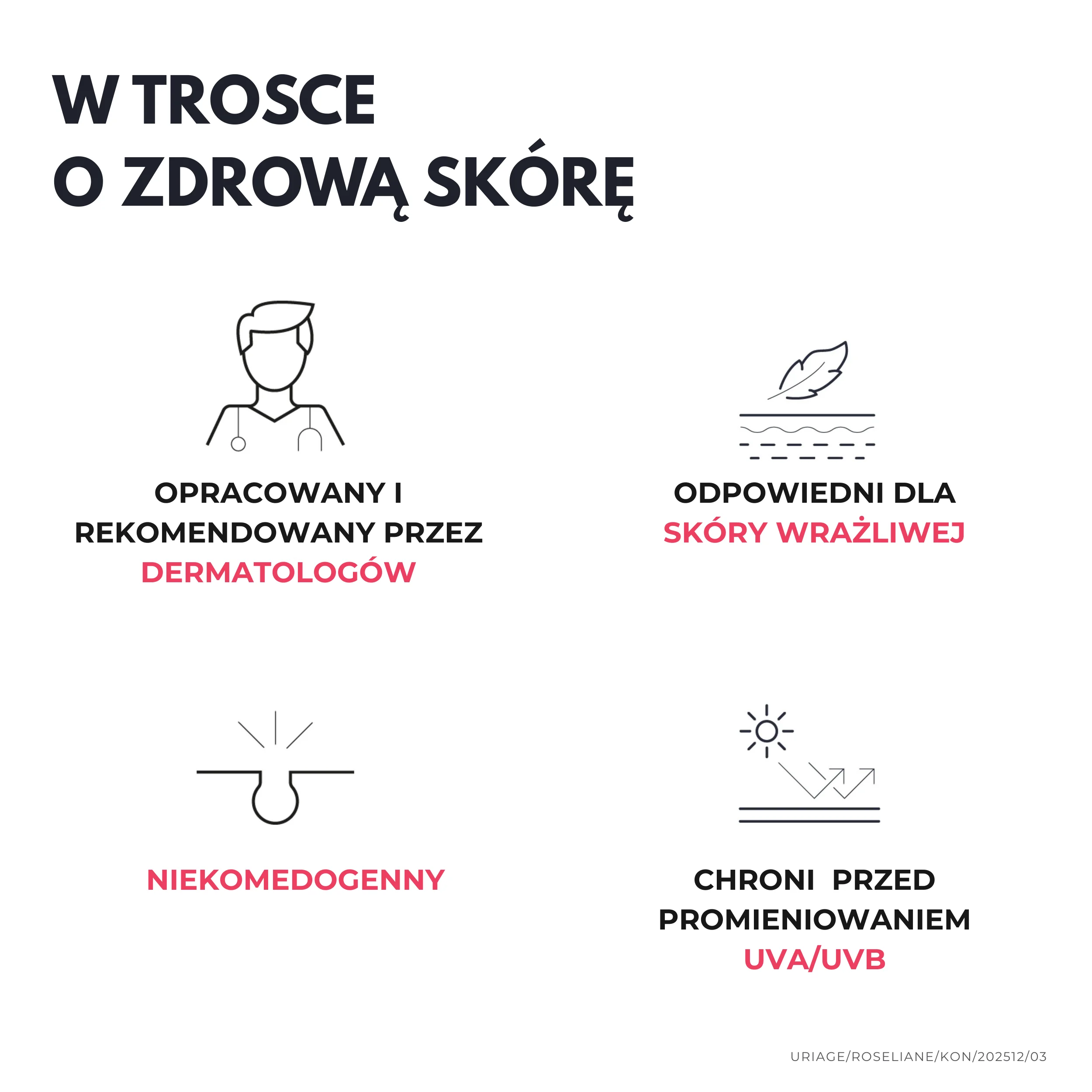 Uriage Roseliane krem CC z SPF 30 neutralizujące zaczerwienienia, 40 ml