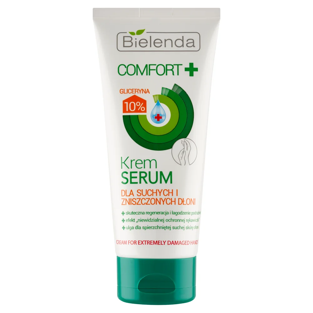 Bielenda Comfort+ krem serum opatrunek dla suchych i zniszczonych dłoni, 75 ml