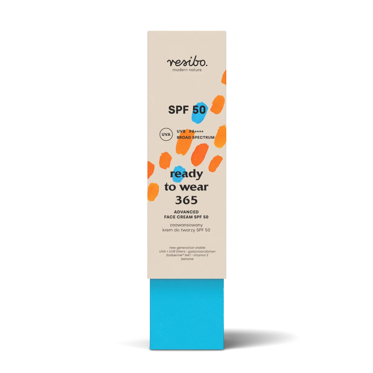 Resibo Ready to Wear 365 zaawansowany krem do twarzy SPF 50, 50 ml
