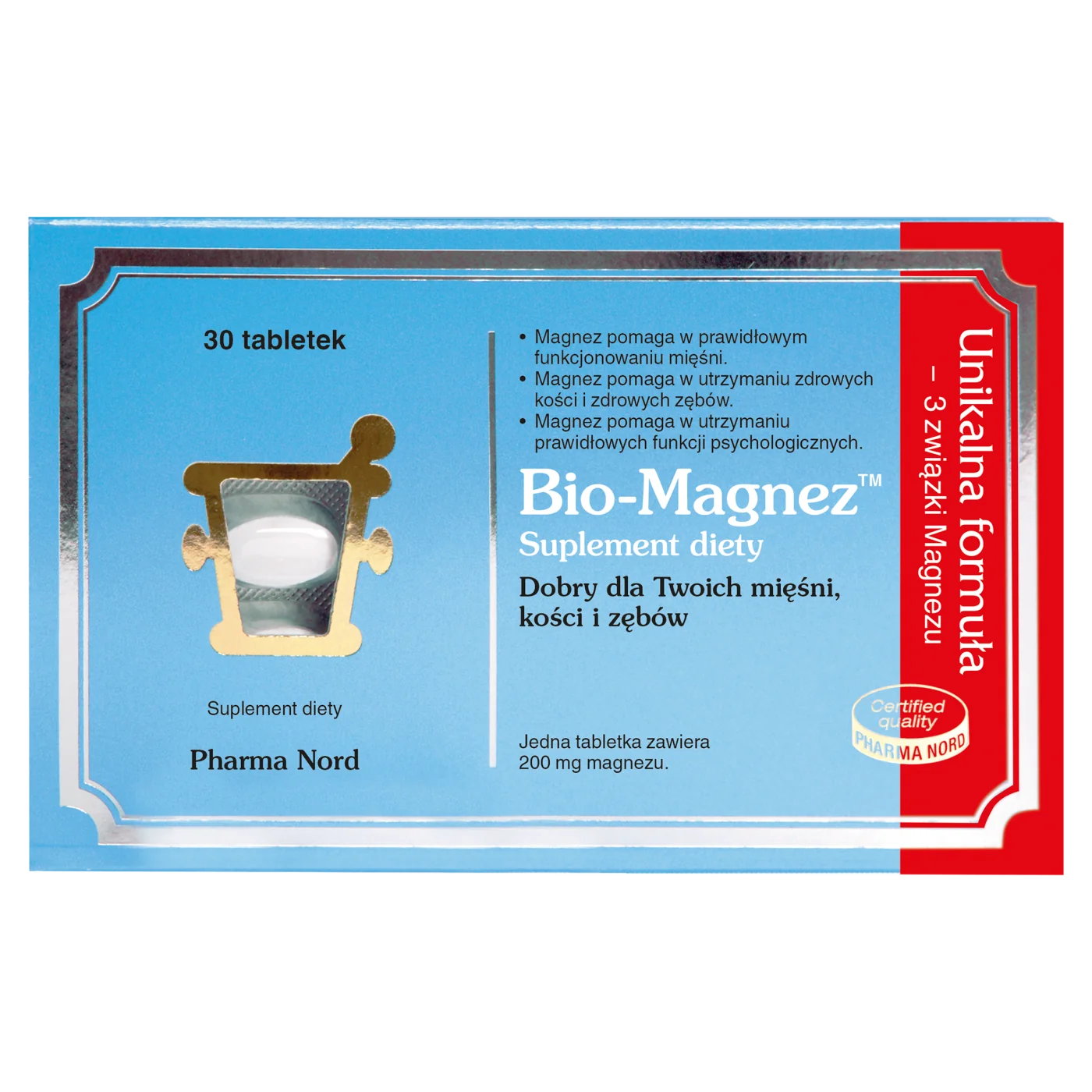 Bio-Magnez suplement diety, 30 tabletek