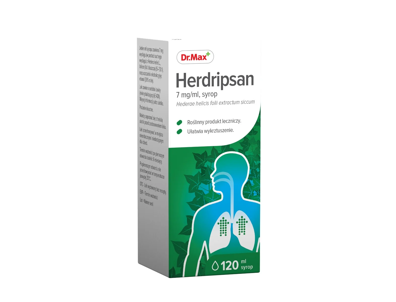 Herdripsan Dr.Max 7 mg/ml syrop, 120 ml