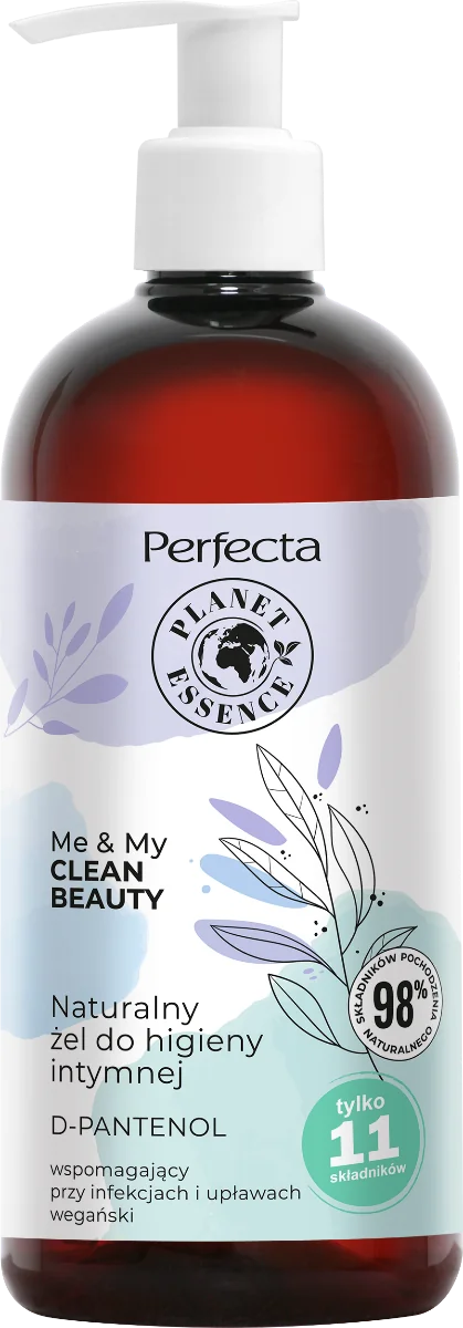 Perfecta Me & My Clean Beauty naturalny żel do higieny intymnej z d-pantenolem, 400 ml