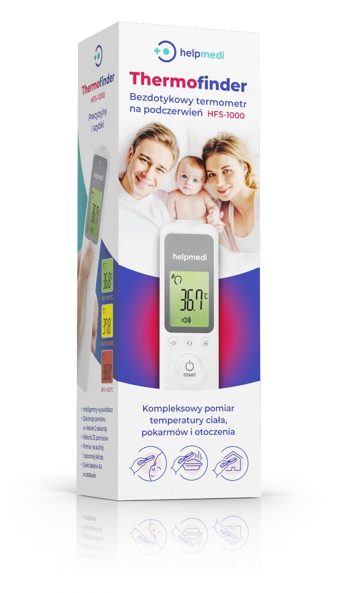 Thermofinder HFS-1000 bezdotykowy termometr na podczerwień, 1 szt.