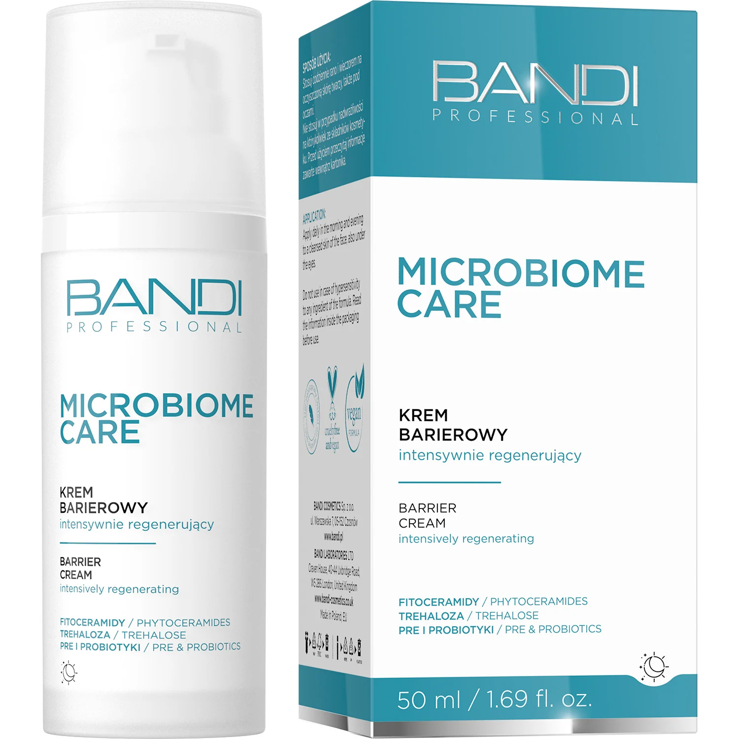 Bandi Microbiome Care krem barierowy intensywnie regenerujący, 50 ml