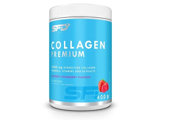 SFD Collagen Premium malina-truskawka, 400 g