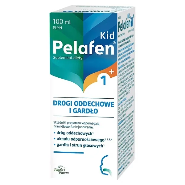 Pelafen Kid 1+ Drogi oddechowe i gardło 100 ml