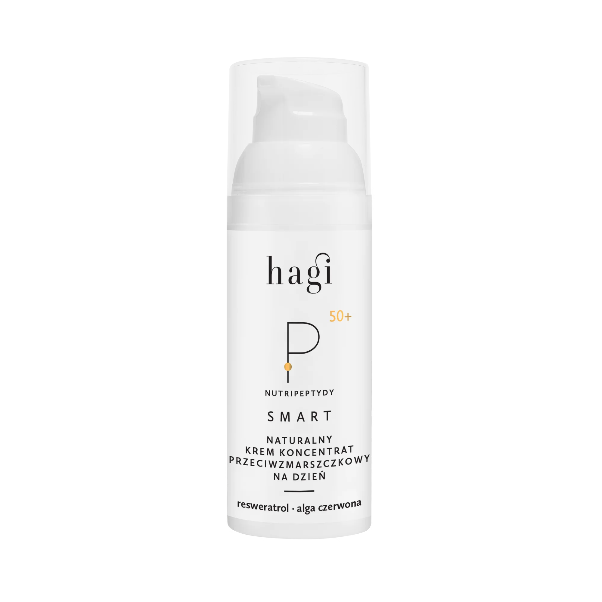 Hagi Smart P naturalny krem koncentrat przeciwzmarszczkowy na dzień z nutripeptydami, 50 ml