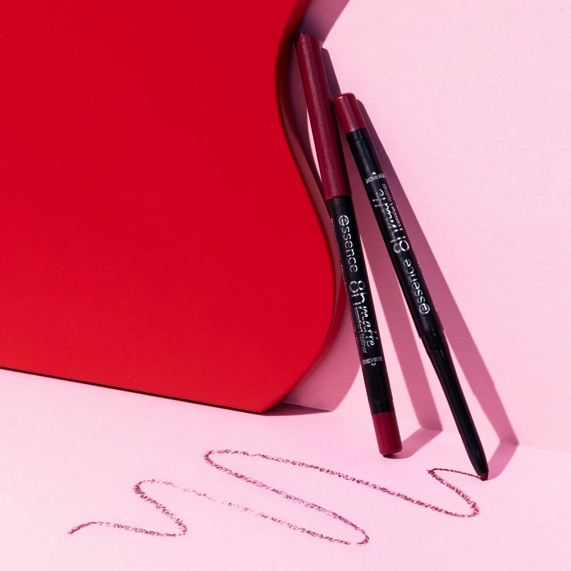 Essence 8h Matte Comfort Lipliner długotrwała matowa konturówka do ust 19 Burgundy Bestie, 0,3 g