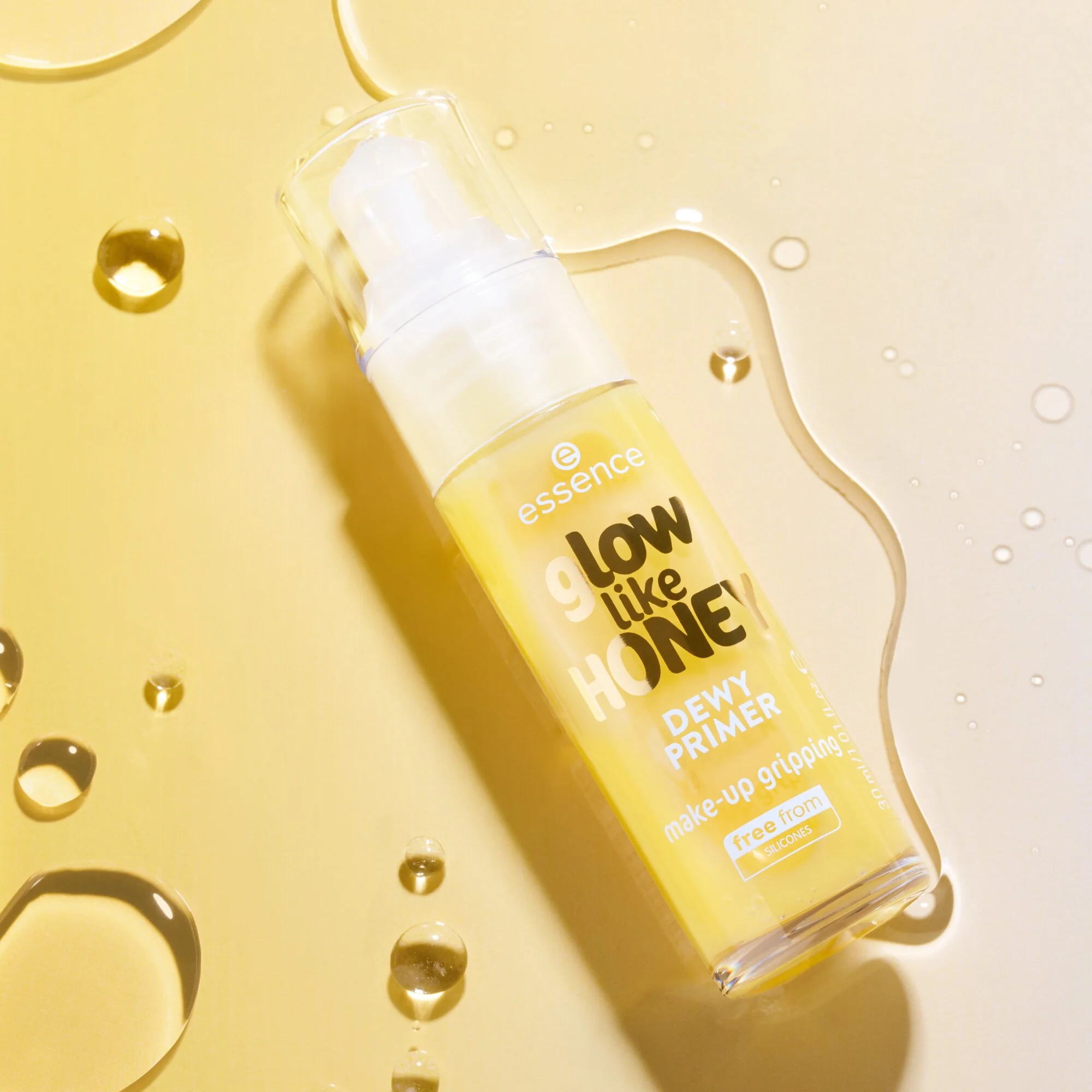 Essence Glow Like Honey Dewy Primer baza pod makijaż, 30 ml