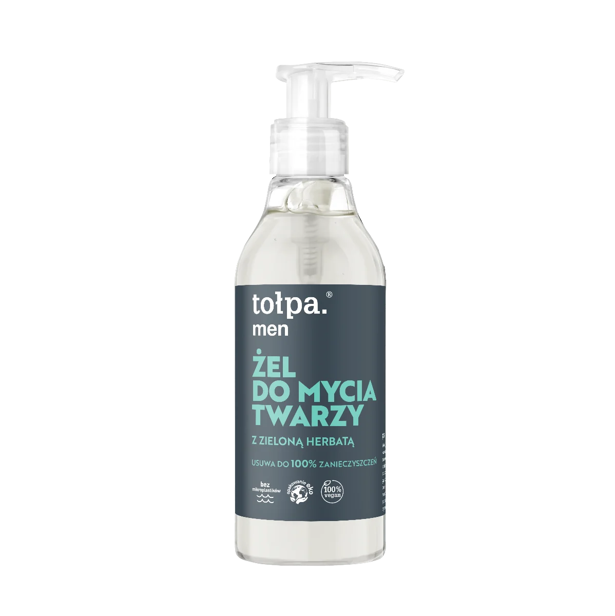Tołpa Men żel do mycia twarzy z zieloną herbatą, 195 ml
