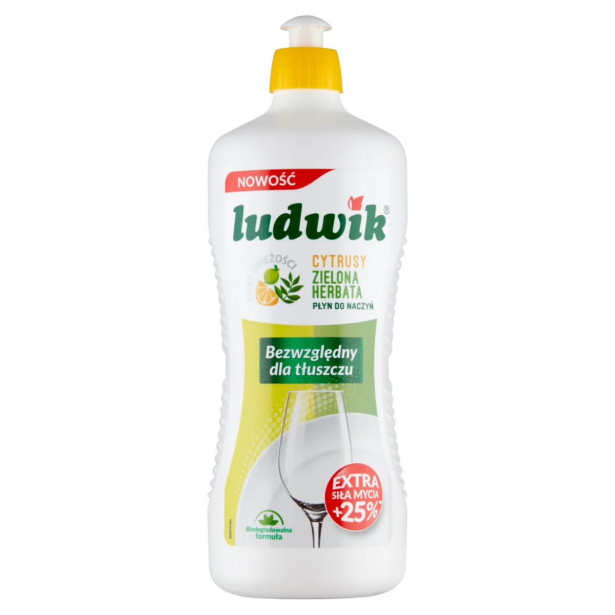 Ludwik płyn do naczyń cytrusy zielona herbata, 900 g