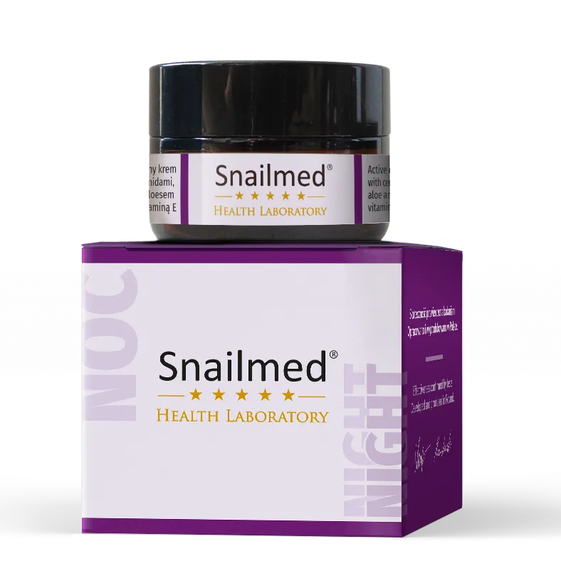 Snailmed lipoaktywny krem dla mężczyzn na noc pielęgnująco-normalizujący, 30 ml