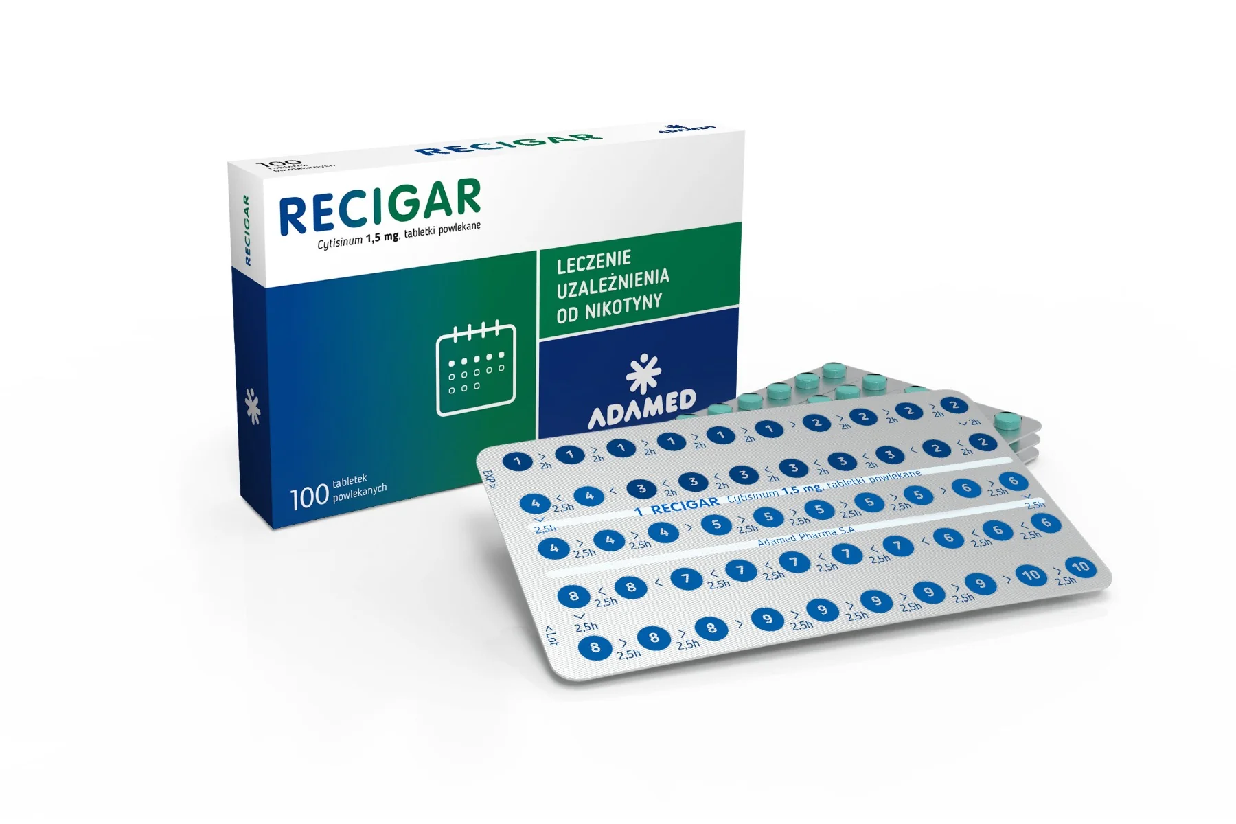 Recigar 1,5 mg 100 tabletek powlekanych