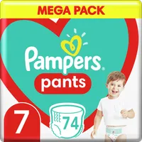 Pampers Pants 7 (17kg+), pieluchomajtki, 74 sztuk