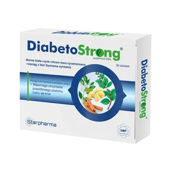 Diabetostrong, suplement diety, 30 tabletek 