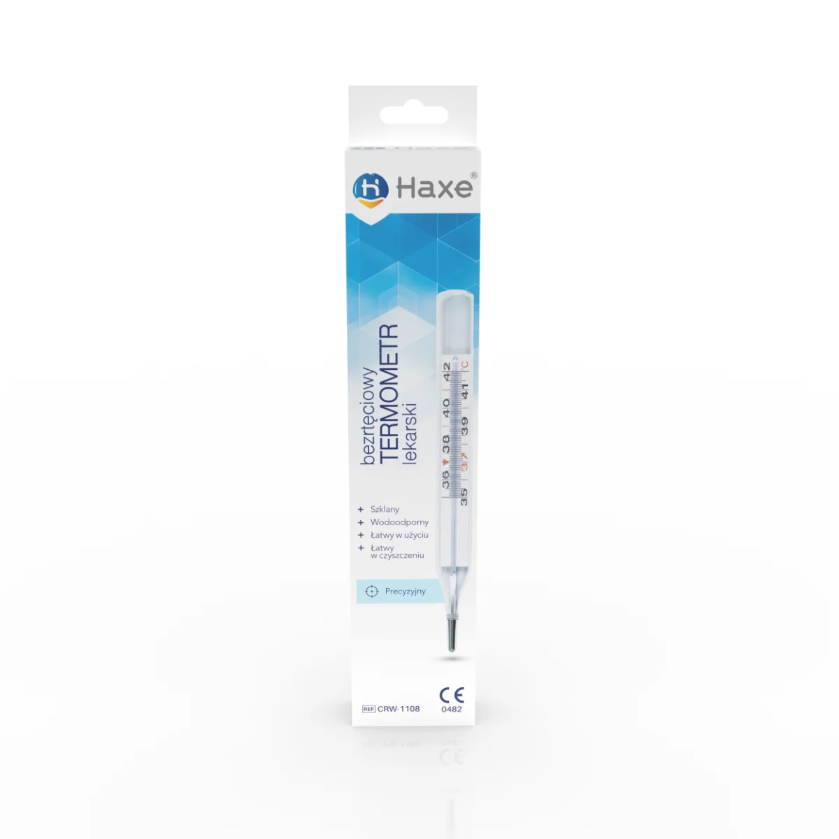 Haxe Bezrtęciowy termometr lekarski CRW-1108, 1 sztuka